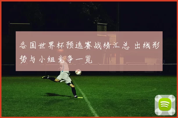 各国世界杯预选赛战绩汇总 出线形势与小组竞争一览