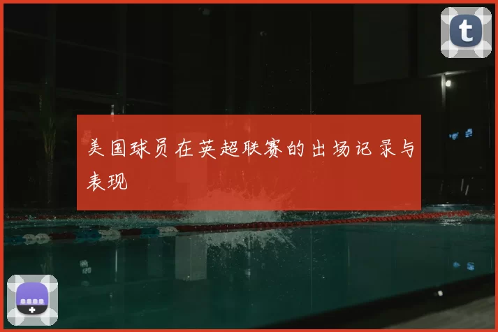 美国球员在英超联赛的出场记录与表现