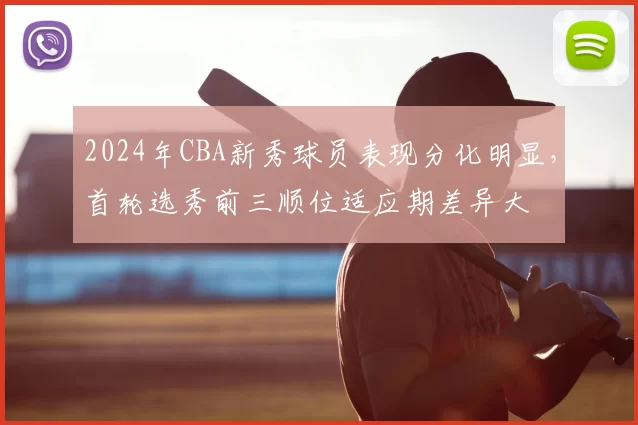 2024年CBA新秀球员表现分化明显，首轮选秀前三顺位适应期差异大